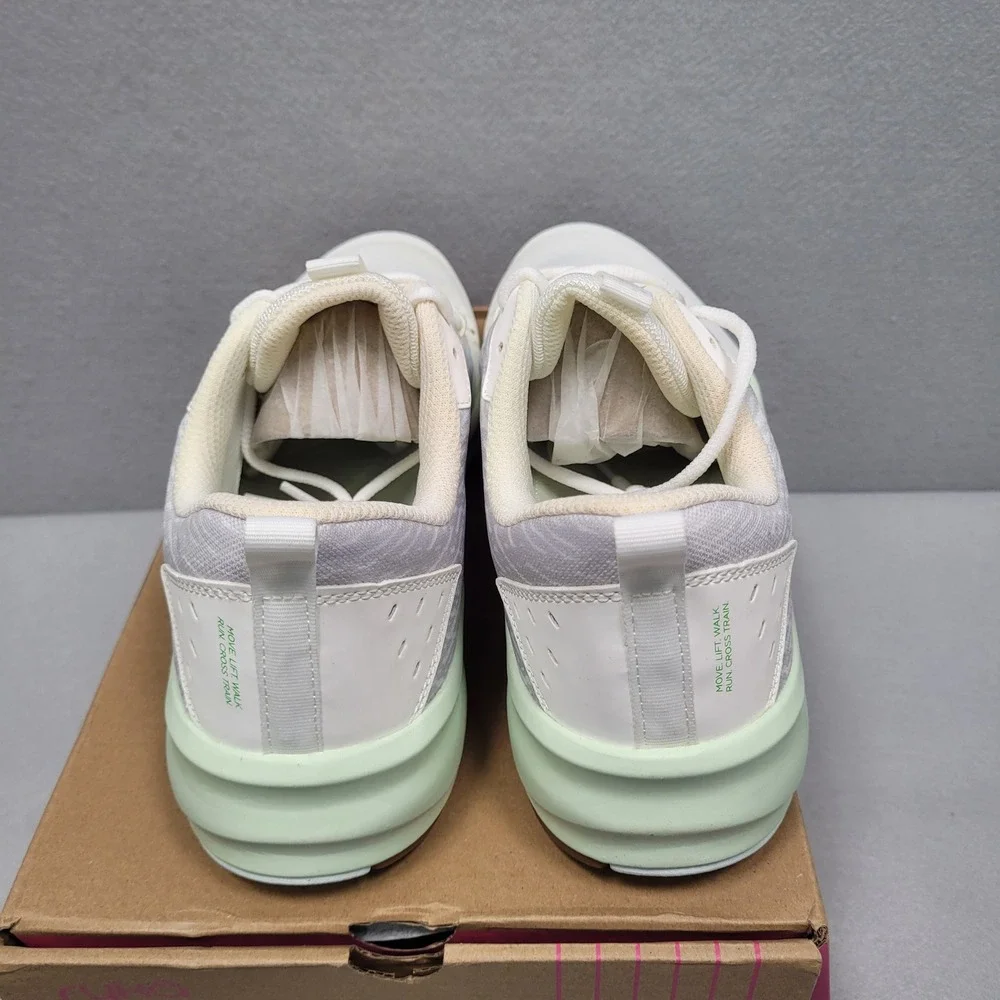 Ryka Womens No Limit White Green Cross Training Shoes Size 12M I1532F2102